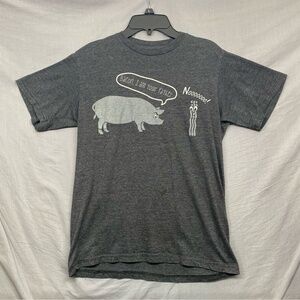 Tee luv‎ T-Shirt Bacon Gray Kids size | S
